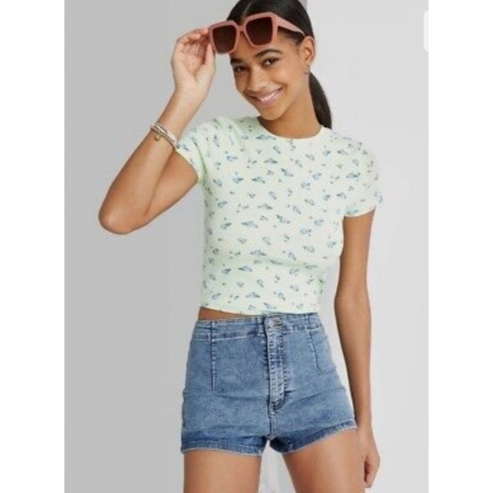 Wild Fable Super High Rise Jean Shorts
